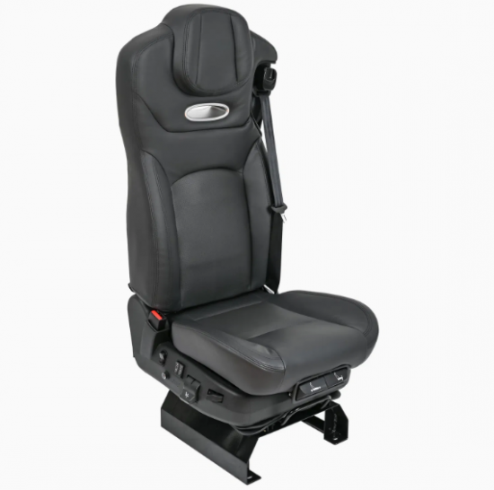 Siège conducteur de luxe en PVC avec coussin d'air marqué E