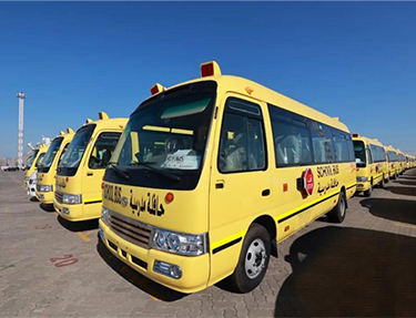 King Long exporte 70 unités d'autobus scolaires vers les Émirats arabes unis